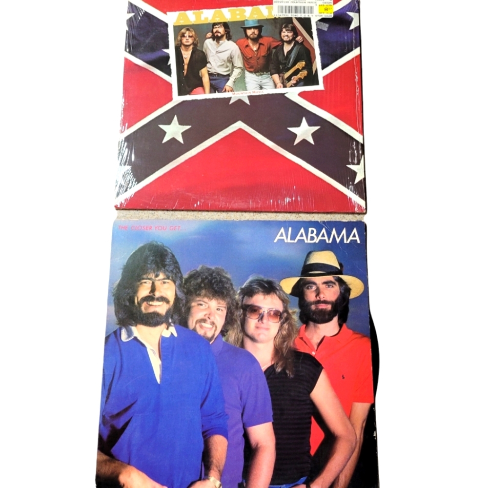 Alabama The Closer You Get & Mountain Music vinyl